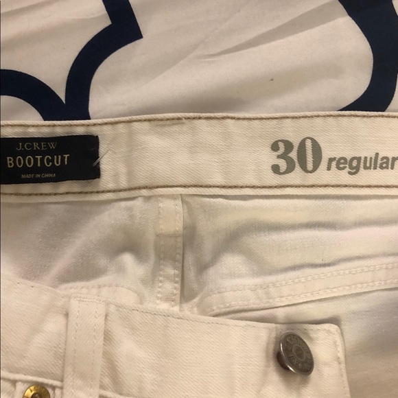 White boot cut JCrew Jeans - Picture 3 of 3